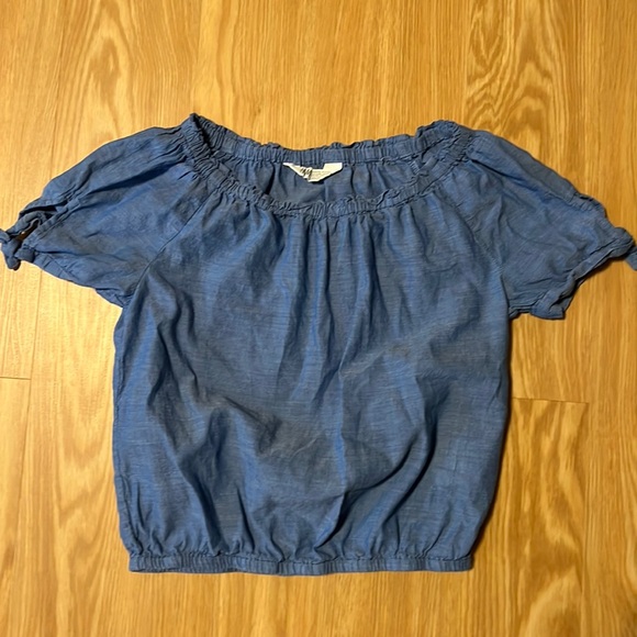 H&M Other - H&M Chambray Crop Top, size 11-12